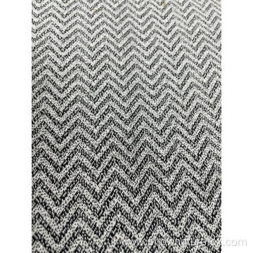 herringbone knit interlock jacquard